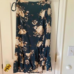 Auguste wrap skirt
